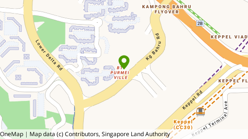 Map showing the location of Permai Residences