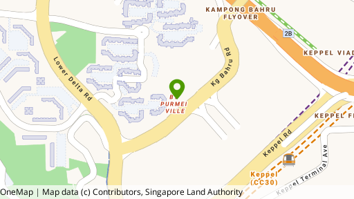 Map showing the location of Permai Court