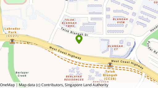 Map showing the location of Skyline Residences