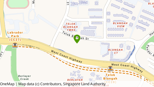 Map showing the location of Fairway Condominium