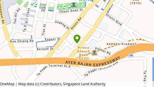 Map showing the location of Eon Shenton