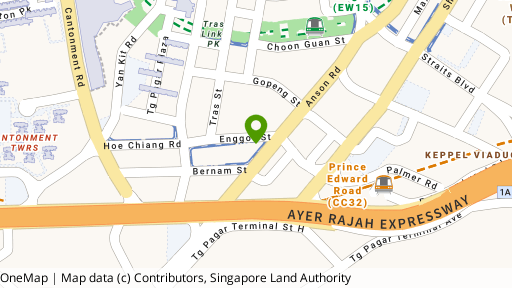Map showing the location of Hub Synergy Point