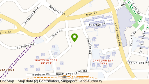 Map showing the location of Spottiswoode 18