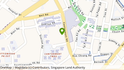 Map showing the location of The Beacon