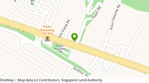 Map showing the location of 118B Pasir Panjang Road