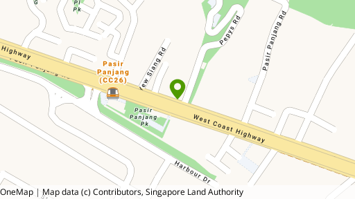 Map showing the location of 120B Pasir Panjang Road