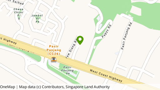 Map showing the location of Fragrance Court