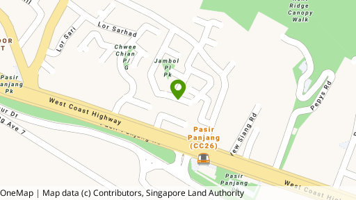 Map showing the location of Springdew Terrace