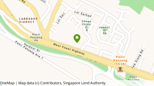 Map showing the location of Banyan Condominium