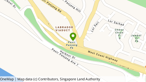 Map showing the location of Harbour View Gardens