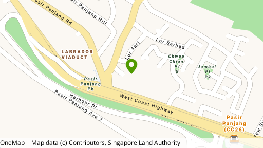 Map showing the location of Landridge Condominium