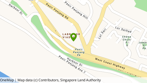 Map showing the location of The Verandah Residences