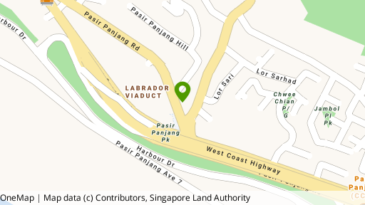 Map showing the location of Icon @ Pasir Panjang