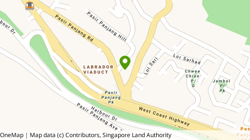 Map showing the location of Viva Vista