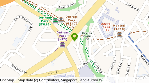 Map showing the location of Dorsett Residences