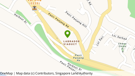 Map showing the location of 245D Pasir Panjang Road
