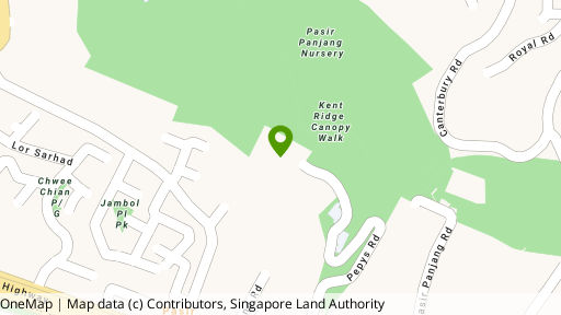Map showing the location of The Peak
