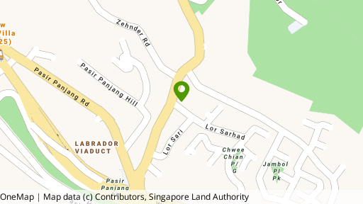 Map showing the location of Chester Park