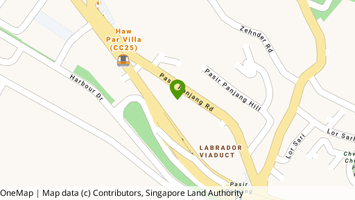 Map showing the location of Parc Imperial