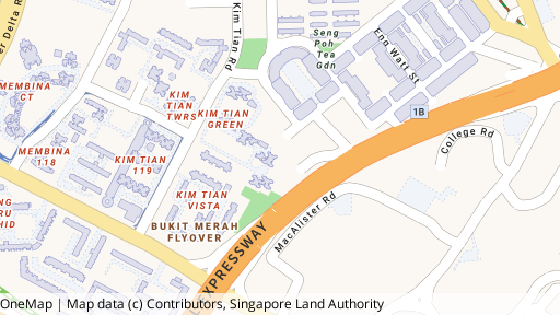 Map showing the location of Bo Bo Tan Gardens