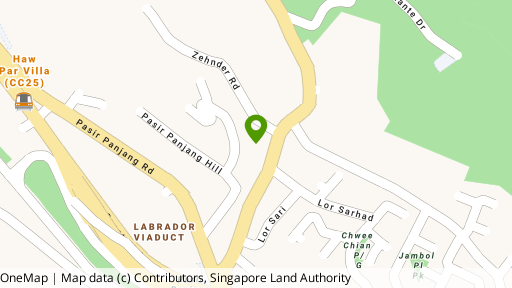 Map showing the location of Buona Lodge