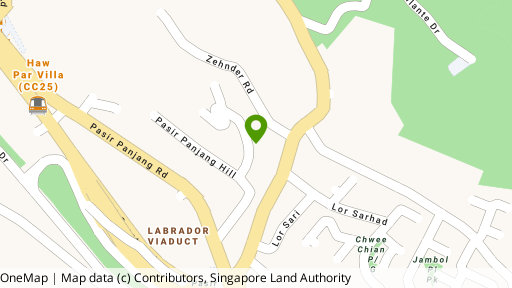 Map showing the location of 18 Pasir Panjang Hill