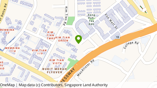 Map showing the location of The Regency At Tiong Bahru
