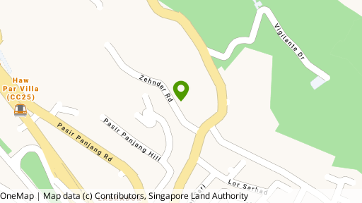 Map showing the location of Buona Vista Gardens
