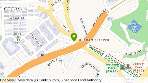 Map showing the location of 225 Outram Road