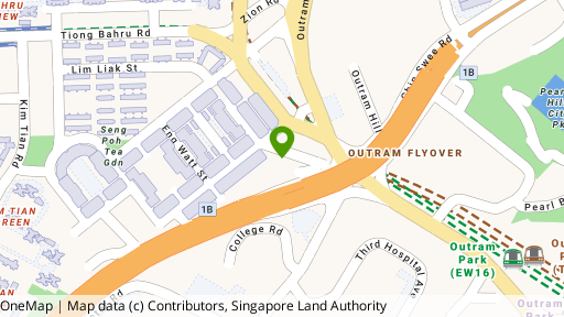 Map showing the location of Eng Hoon Mansions