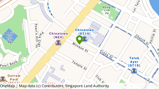 Map showing the location of Empire Lofts
