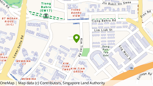 Map showing the location of Kim Tian Plaza (Terminated)