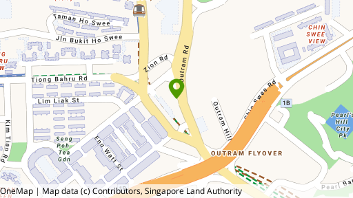 Map showing the location of 265 Outram Road