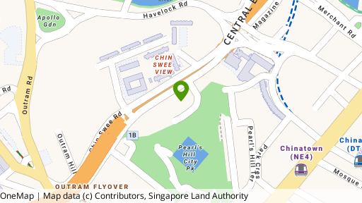 Map showing the location of Landmark Tower (defunct)