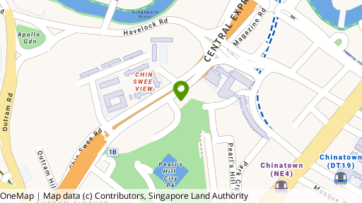 Map showing the location of San Centre