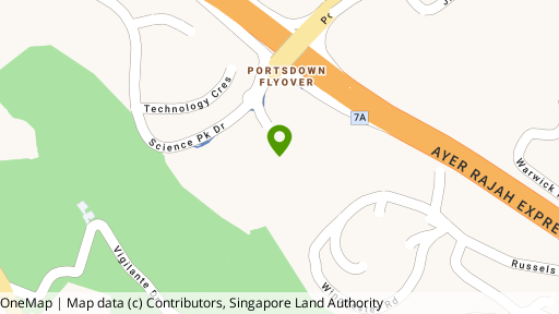 Map showing the location of Normanton Park