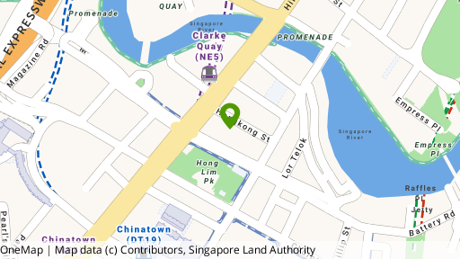 Map showing the location of 33 Hongkong Street