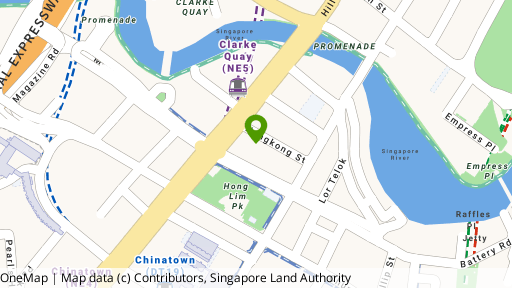 Map showing the location of 31 Hongkong Street