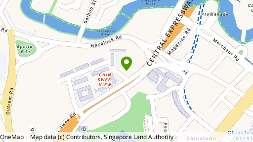 Map showing the location of Seacare Building