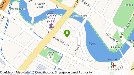 Map showing the location of 40 Carpenter Street