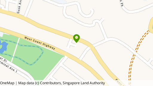 Map showing the location of Palm View Row