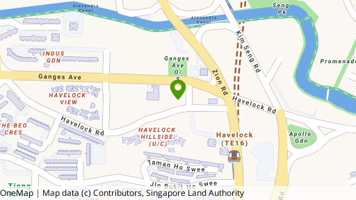 Map showing the location of Harvest Mansions