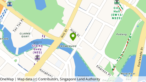 Map showing the location of High Street Centre