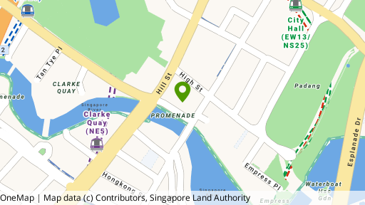 Map showing the location of High Street Centre