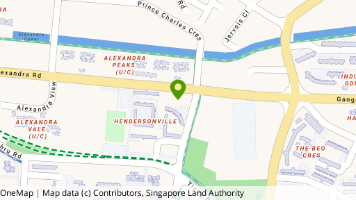 Map showing the location of Alessandrea