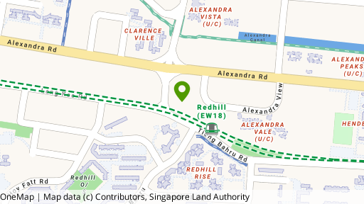 Map showing the location of The Metropolitan Condominium