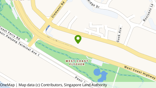 Map showing the location of Village @ Pasir Panjang