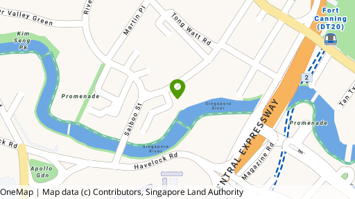 Map showing the location of Riverside 48