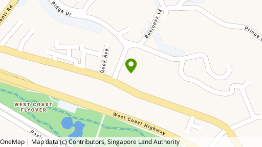Map showing the location of Edenvale Condominium (Terminated)