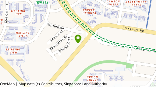 Map showing the location of Alexis